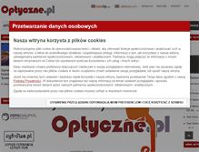 Tablet Screenshot of fotomisje.optyczne.pl